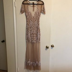 For Love and Lemons classic lace maxi